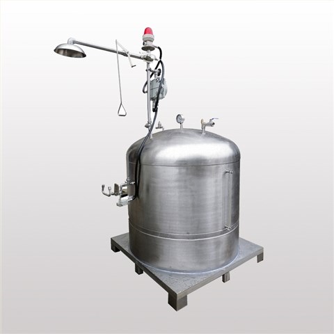 叉車(chē)移動(dòng)推車(chē)式洗眼站0209-1100（定制）